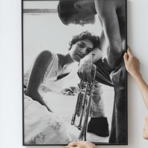 Halina and Chet Baker poster