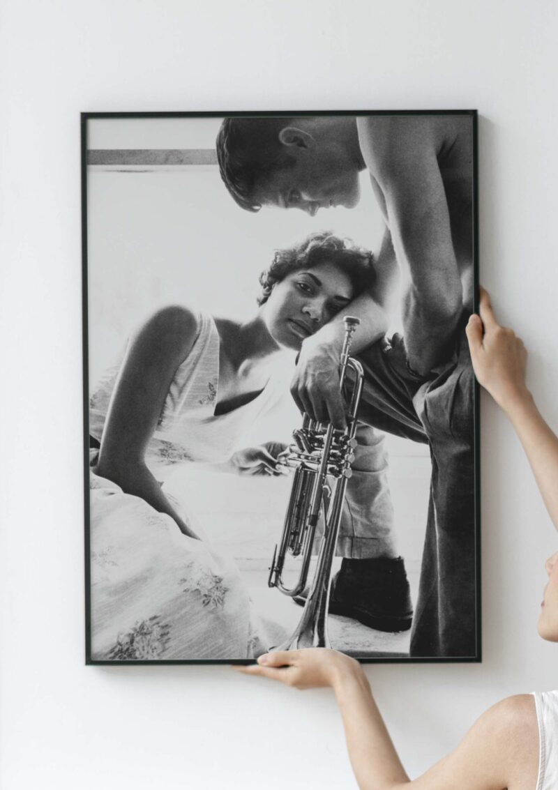 Halina and Chet Baker poster