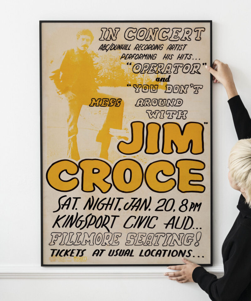 Jim Croce Concert Poster