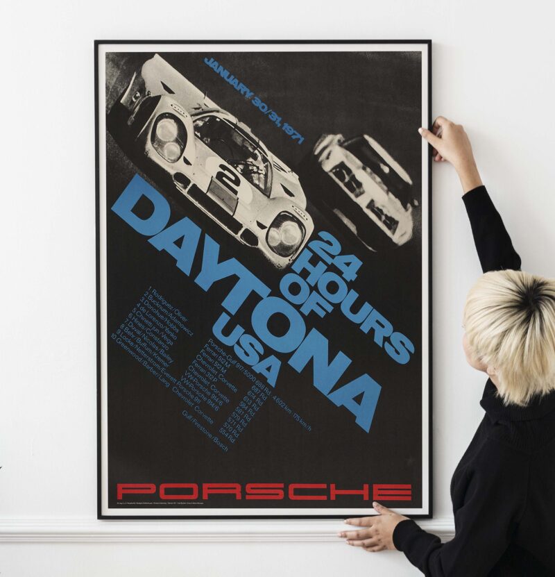 Porsche 917 - 1971 24 Hours of Daytona Poster Advert Print