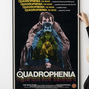 Quadrophenia" is a 1979 British film directed by Franc Roddam, based on the rock opera album of the same name by the legendary British rock band The Who.