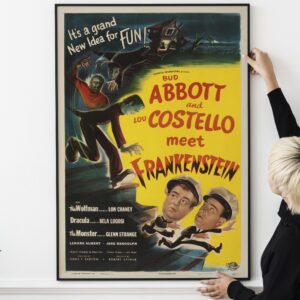 Abbott and Costello Meet Frankenstein 1948 Movie Poster Print