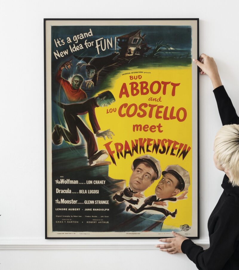 Abbott and Costello Meet Frankenstein 1948 Movie Poster Print