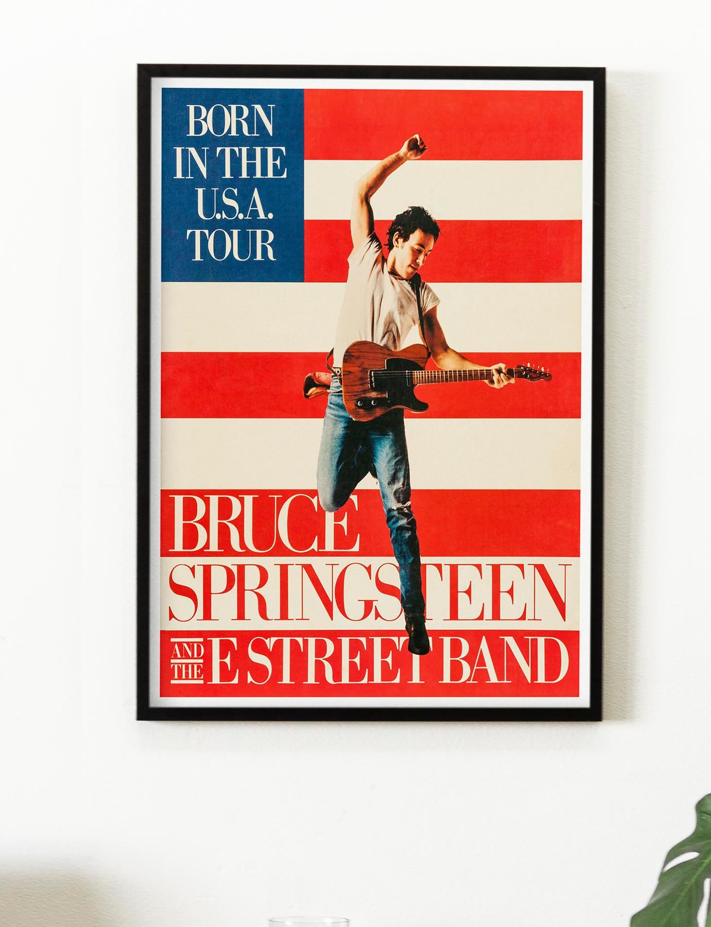 Bruce Springsteen and the E Street Band: Born in the U.S.A. Tour Poster 1984 Bruce Springsteen and the E Street Band: Born in the U.S.A. Tour Poster 1984