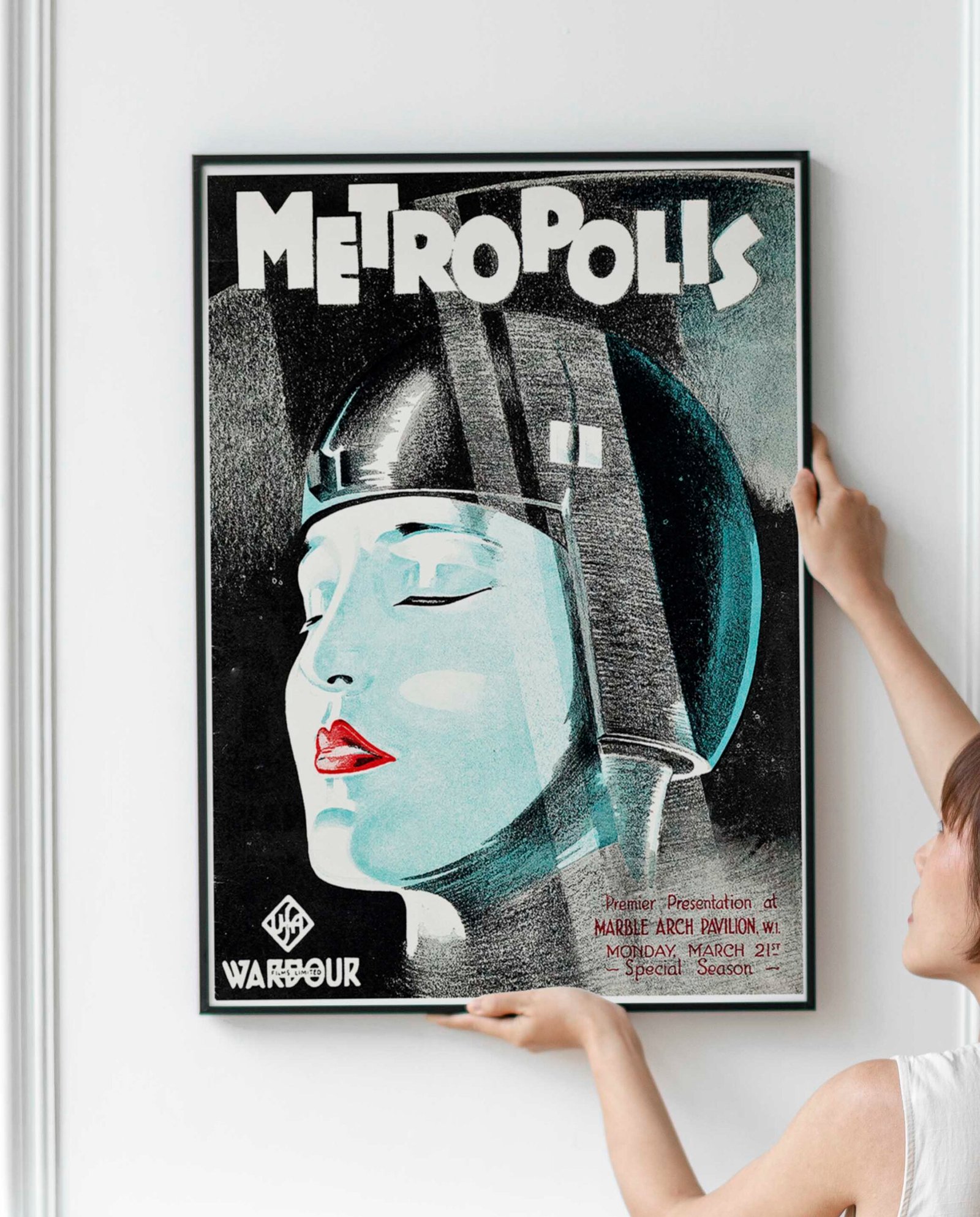 Metropolis (UFA, 1927). British Vintage Movie Poster Print Metropolis (UFA, 1927). British Vintage Movie Poster Print