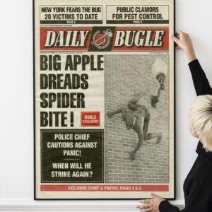 Daily Bugle Spider-Man Prop Newspaper Poster