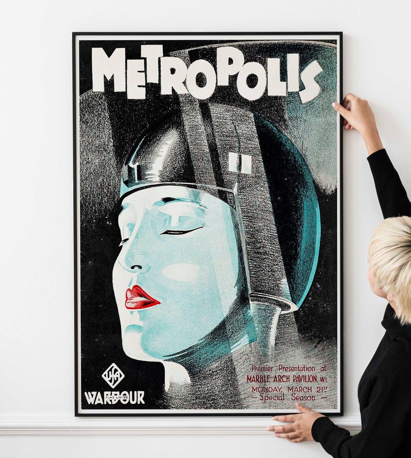 Metropolis (UFA, 1927). British Vintage Movie Poster Print Metropolis (UFA, 1927). British Vintage Movie Poster Print