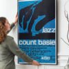 Count Basie, Miles Davis, Oscar Peterson, Stan Getz, and More 1960 Köln Concert Poster.