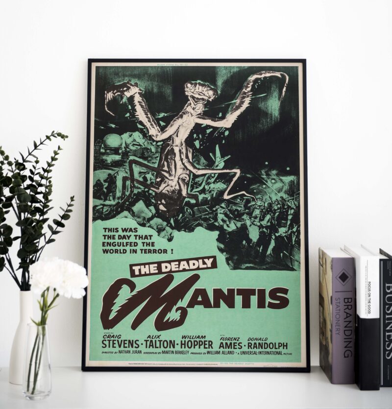 The Deadly Mantis 1957 Classic Vintage Horror Movie Poster Print