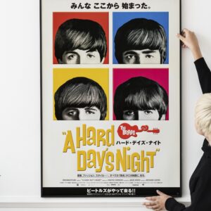 Beatles Hard Days Night Poster 1964