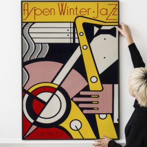 Roy Lichtenstein Aspen Winter Jazz Poster, 1967