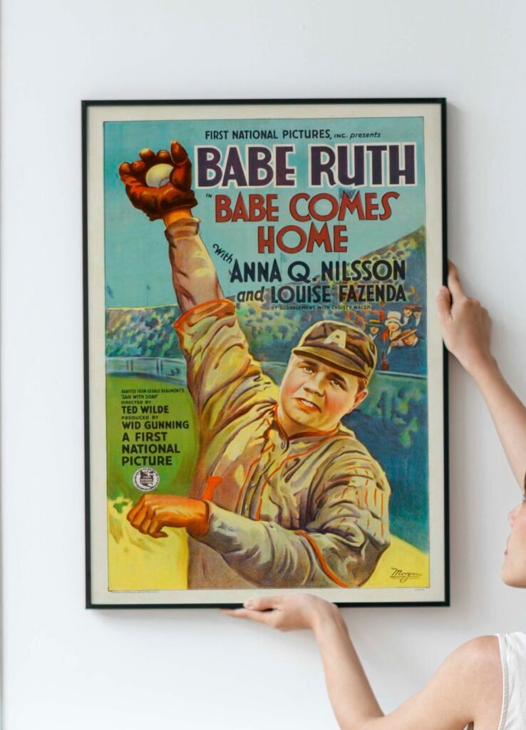 Babe Ruth Babe Comes Home Movie Poster Print, First National, 1927 ...