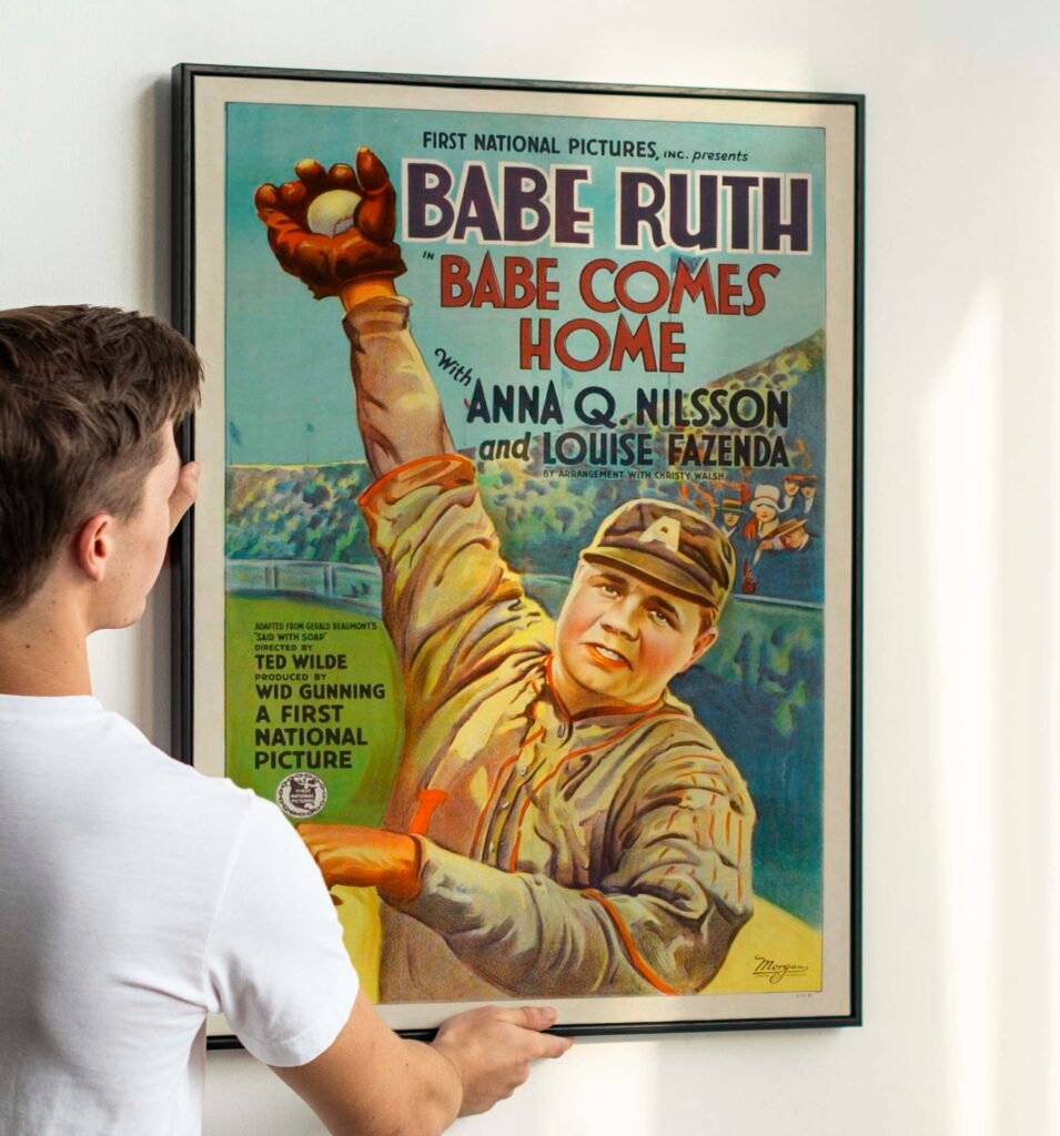 Babe Ruth Babe Comes Home Movie Poster Print, First National, 1927 ...