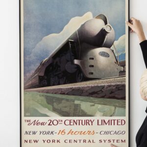 New York Rail Travel Poster