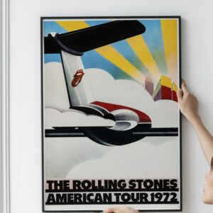 Rolling Stones 1972 American Tour Poster