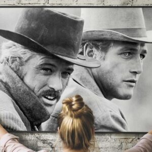 Butch Cassidy and the Sundance Kid print, Robert Redford and Paul Newman