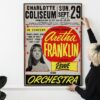 Aretha Franklin 1968 "Respect," "Chain of Fools" Concert Poster