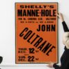 John Coltrane Concert Poster Shelly's Manne-Hole nightclub in Los Angeles, CA in December 1963