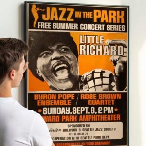 Little Richard Jazz In The Park Concert Poster (1968).