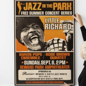 Little Richard Jazz In The Park Concert Poster (1968).