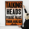 Talking Heads Perkins Palace Concert Poster (1982)