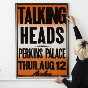 Talking Heads Perkins Palace Concert Poster (1982)