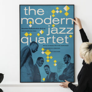 The Modern Jazz Quartet 1959 Hanover, Germany Concert Poster