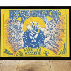 Texas International Pop Festival Poster 1969