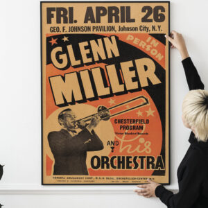 Glenn Miller Concert Poster 1940