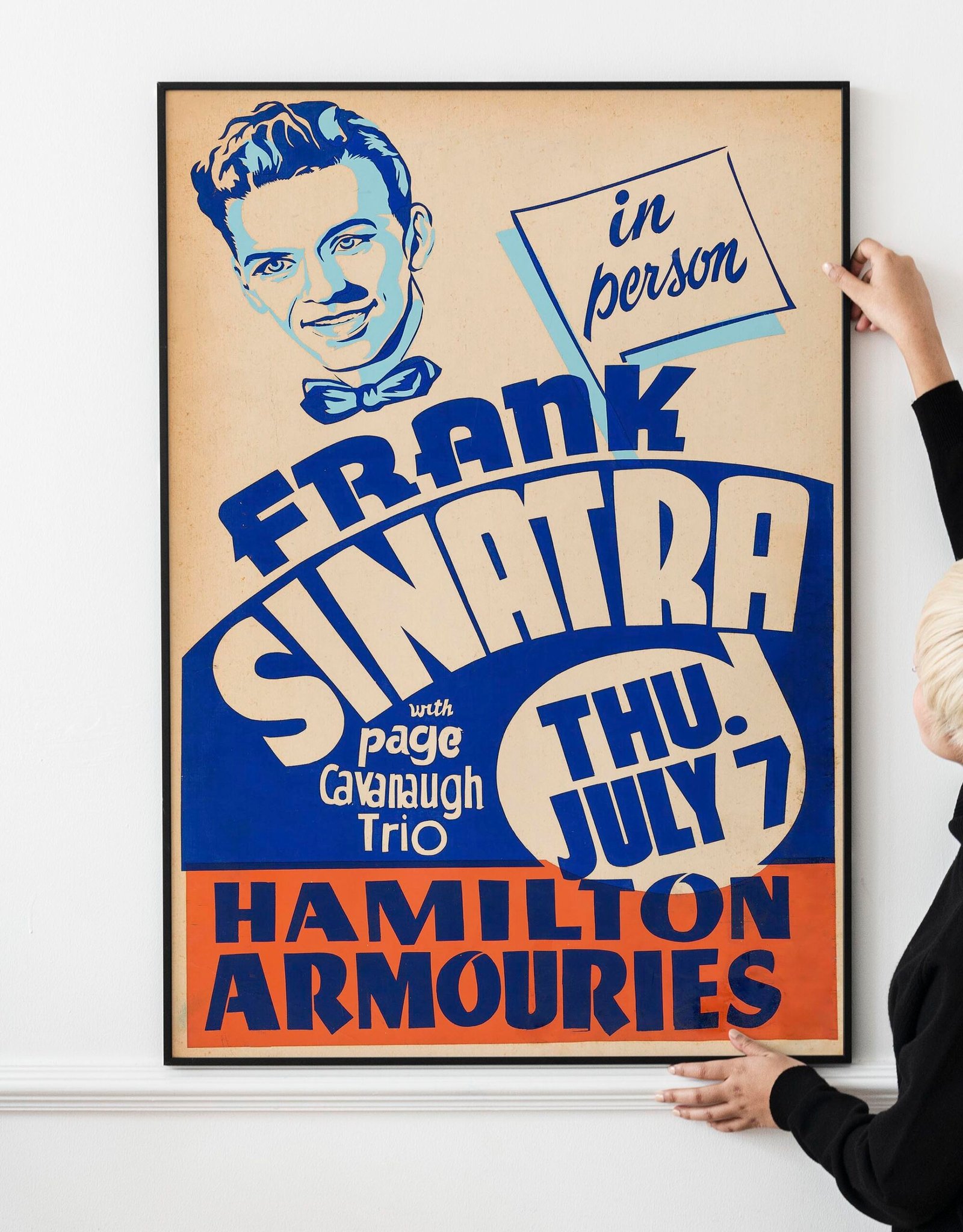 Frank Sinatra Hamilton Armouries Concert Poster 1949 Frank Sinatra Hamilton Armouries Concert Poster 1949