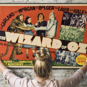 Wizard of Oz Poster, 1939 Hollywood Collectible, Classic Cinema Memorabilia Wall Decor