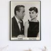 Humphrey Bogart and Audrey Hepburn Photograph