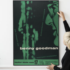 Benny Goodman 1958 Munich Concert Poster