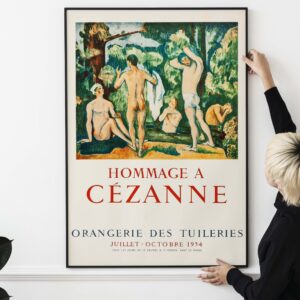 Homage to Cézanne (1954). Exhibition Poster