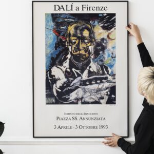 Dalí a Firenze (1993). Italian Art Exhibition Poster