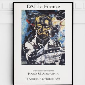 Dalí a Firenze (1993). Italian Art Exhibition Poster