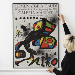 Homenatge a Gaudi (Galeria Maeght, 1979) Spanish Art Exhibition Poster