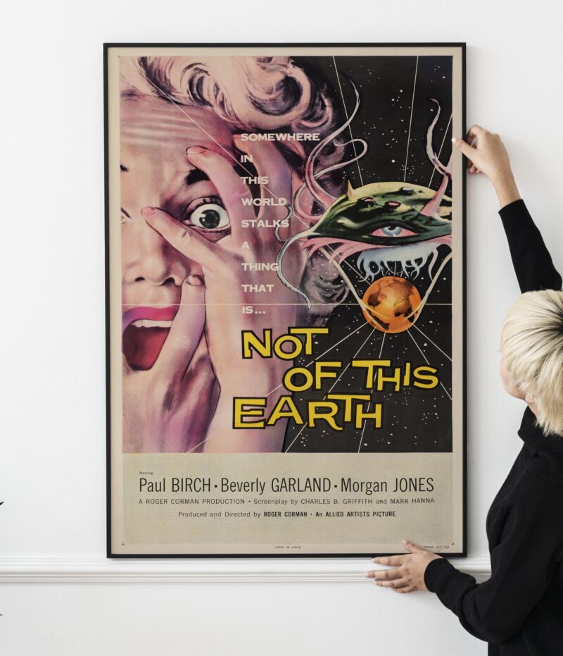 Not of This Earth 1957 Horror Movie Poster