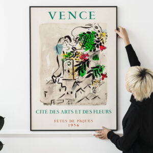 Vence Festival (1954). Exhibition Poster Marc Chagall Artwork.