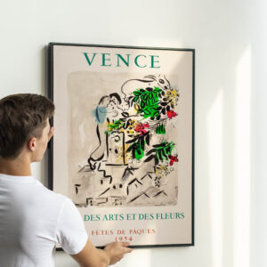 Vence Festival (1954). Exhibition Poster Marc Chagall Artwork.