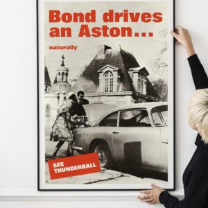 Bond Drives Aston 1965