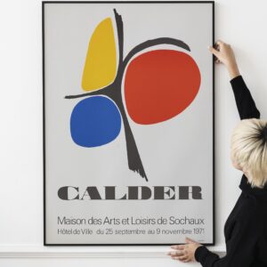 Calder: Maison des Arts et Loisirs de Sochaux (Hôtel de Ville, 1971) French Art Exhibition Poster