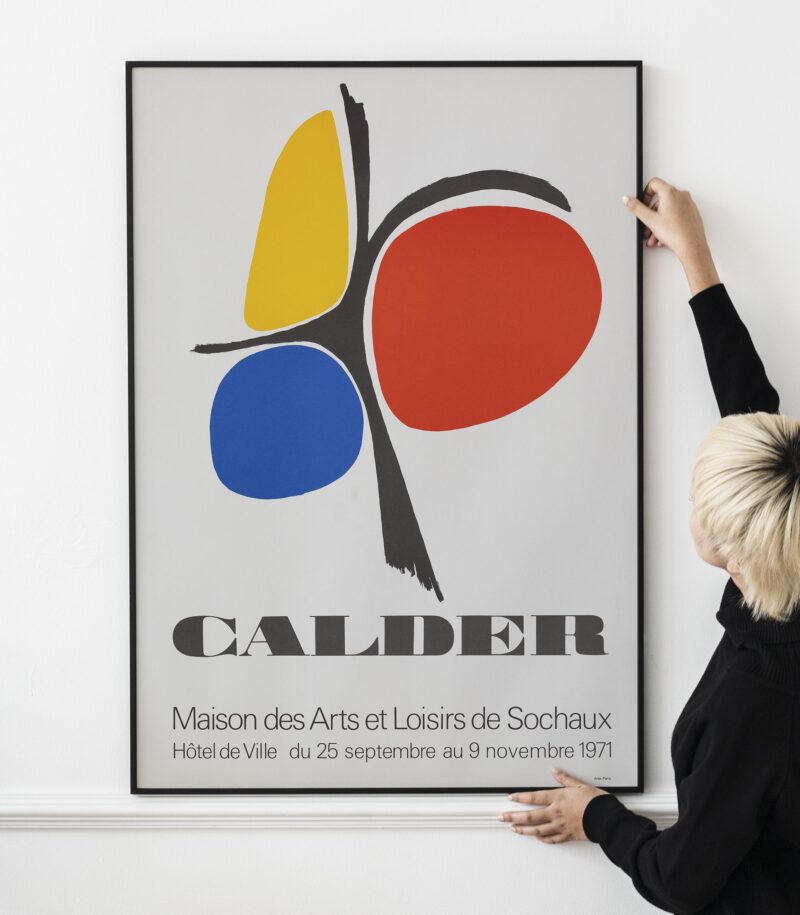 Calder: Maison des Arts et Loisirs de Sochaux (Hôtel de Ville, 1971) French Art Exhibition Poster