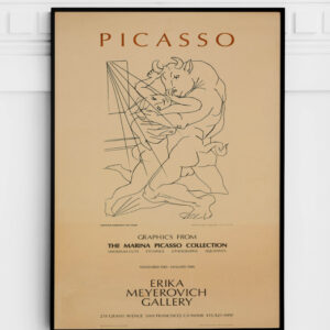 Picasso: Erika Meyerovich Gallery 1985 Exhibition Poster