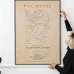 Picasso: Erika Meyerovich Gallery 1985 Exhibition Poster