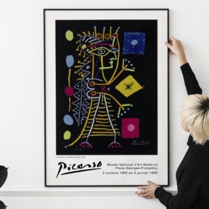 Picasso: Musée national d'Art moderne 1986 Exhibition Poster