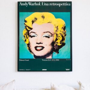 Vintage Andy Warhol Exhibition Poster