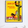 Vintage American Airlines Arizona Poster