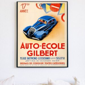 vintage French advertisement poster