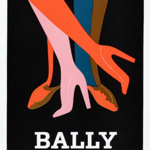 Retro bally shoe advertisement